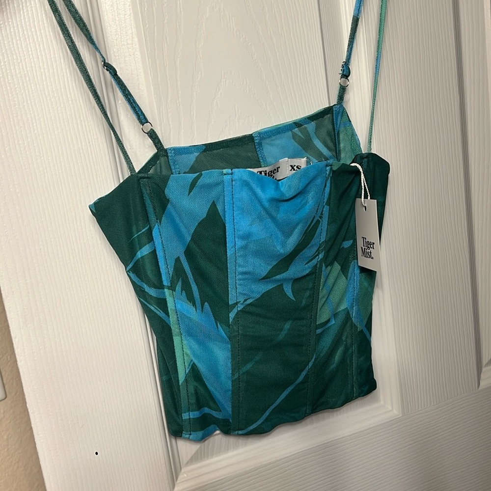 Tiger Mist Deacon skirt green floral